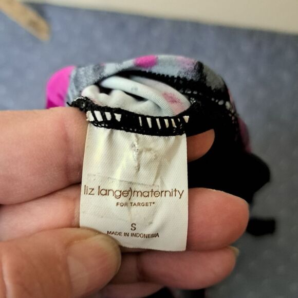 Liz Lange Maternity tankini swm top size small - Picture 3 of 3